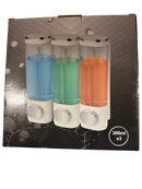 Triple Dispenser Soap Shampoo