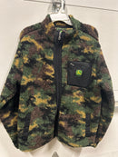 John Deere --Camo zip up jacket--size medium