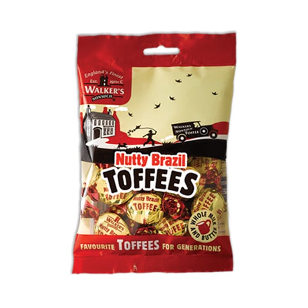 Walkers Nutty Brazil Toffees --150g