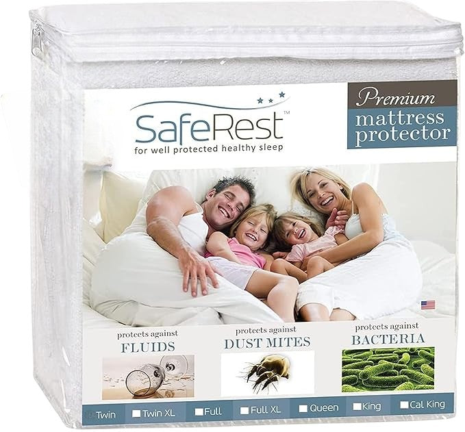 SafeRest Premium Mattress Protector - Queen