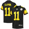 Youth Nike Chase Claypool Black Pittsburgh Steelers Alternate Player Game Jersey--large