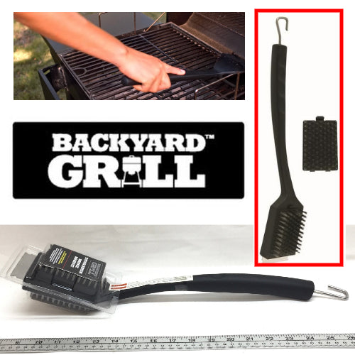 Keep the Grill going -  Back Yard Grill BBQ Tough Brush w replacement head