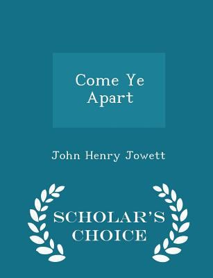 Come Ye Apart Book