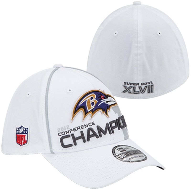 New Era Baltimore Ravens 2012 AFC Conference Champions Youth Trophy Collection 39THIRTY Structured Flex Hat