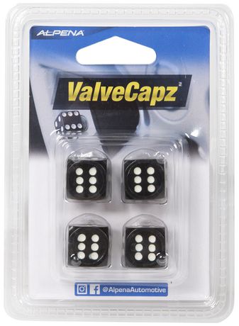 Alpena  Valve Caps 4 pcs - Dice or skulls