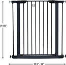 MidWest 29" High Walk-thru Steel Pet Gate, 29" - 38" Wide - Pick up only