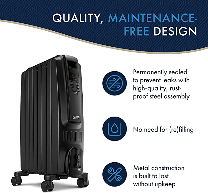 De longhi full room radiant heater--TRD40615E - Avail in Black or white Pick up only