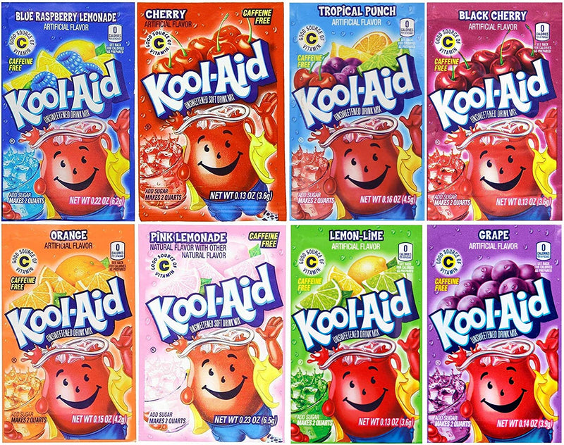 Kool-Aid Assortment of 12 Unsweetened Drink Mixes