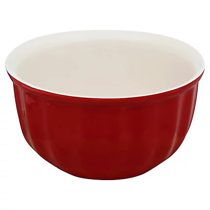 GoodCook Bowl Mixing Ceramic Red 3qt
