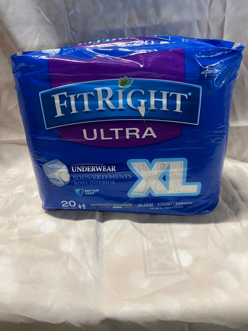 Fit Right Ultra XL adult underwear