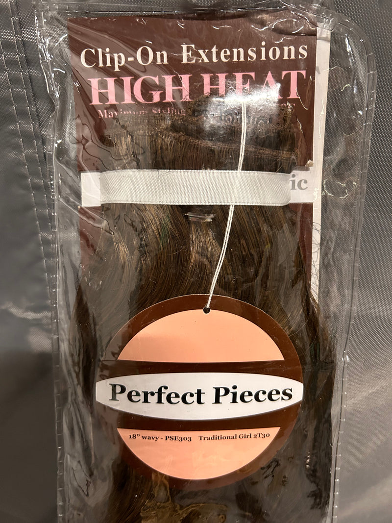 Perfect pieces clip on hair extensions