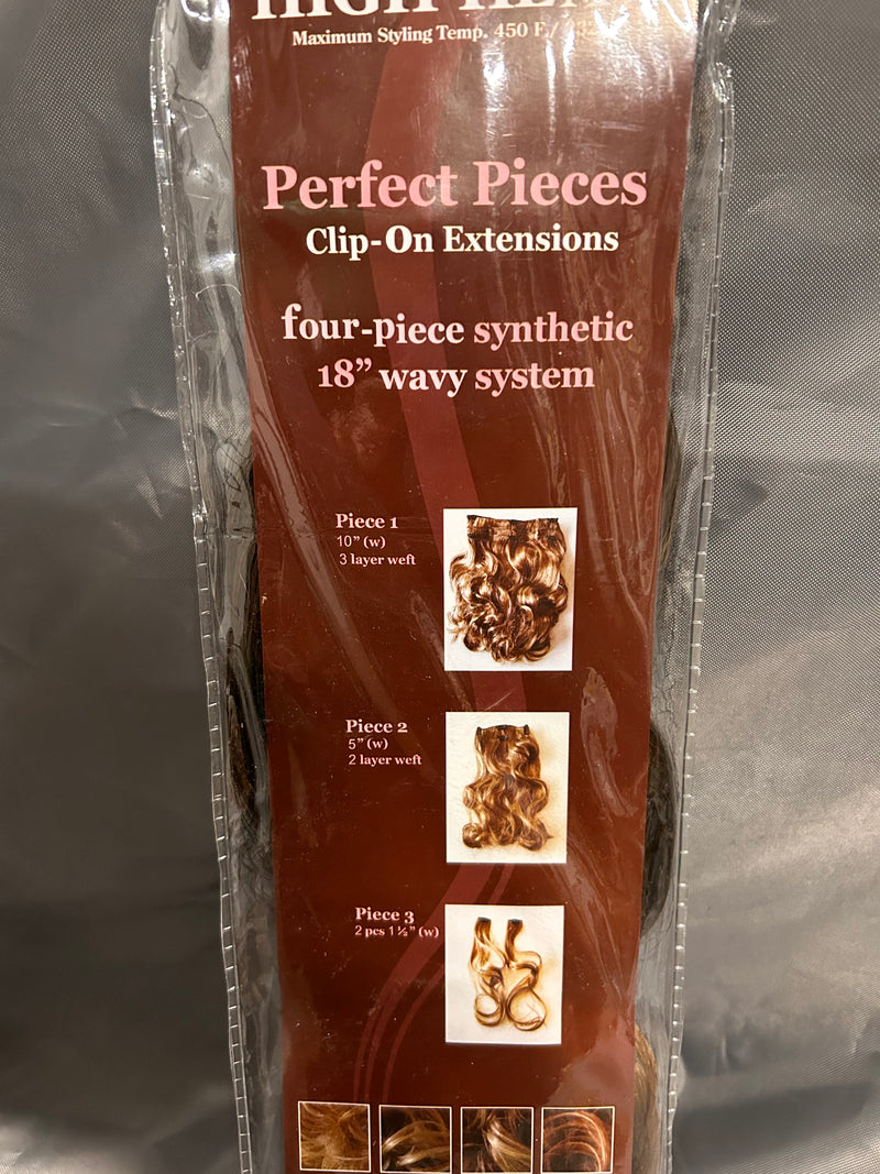 Perfect pieces clip on hair extensions