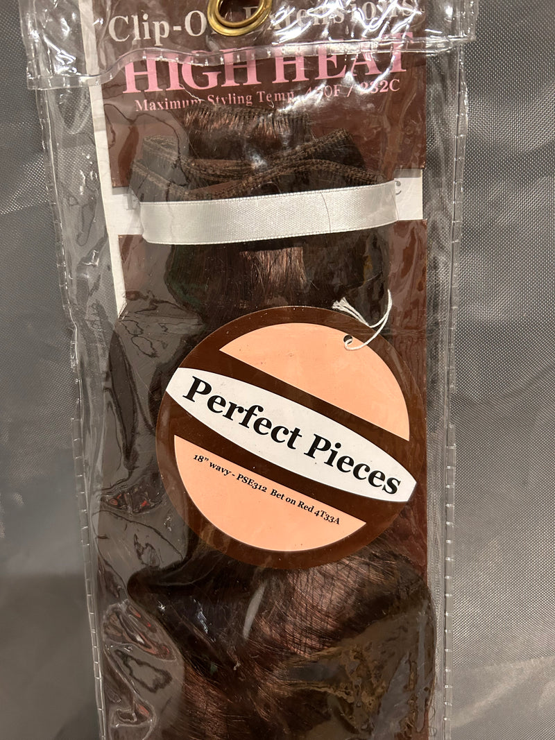 Perfect pieces clip on hair extensions