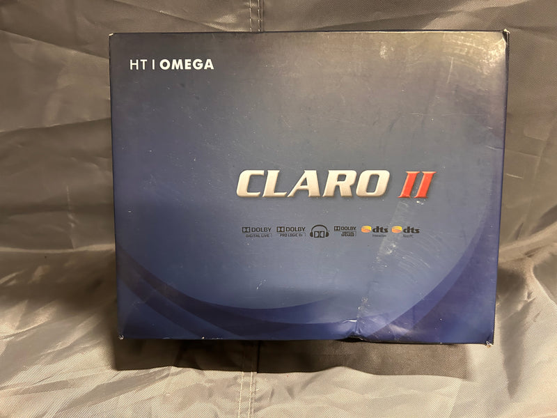 HT OMEGA CLARO II 7.1 Channels 24-bit 192KHz PCI Interface Sound Card