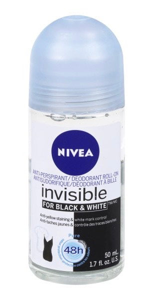 NIVEA Black & White Invisible 48H Protection Roll-On liquid Anti-Perspirant