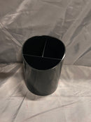 Deflect-o sustainable office large pencil cup with 3 sections