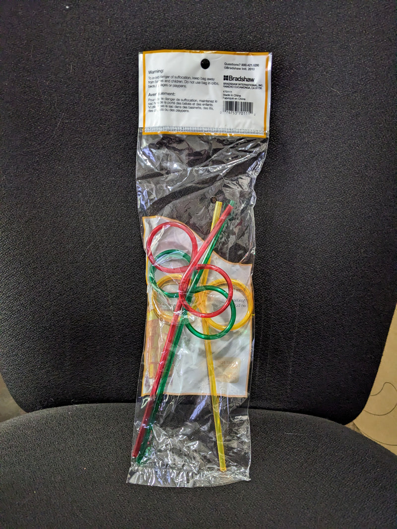 Curly Fun Straw - 3 pack