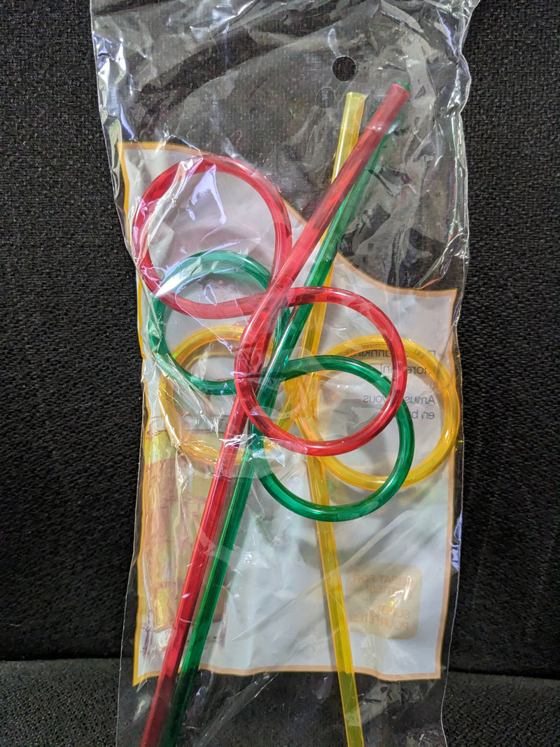 Curly Fun Straw - 3 pack