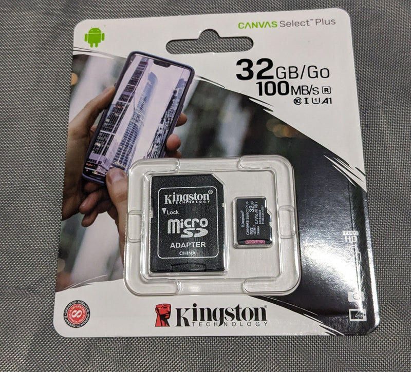 Kingston 32GB microSDXC Canvas Select Plus