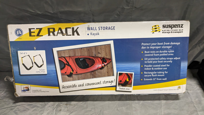 EZ Rack Kayak wall storage