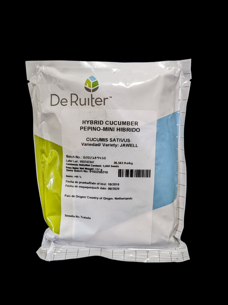 deruiter hybrid cucumber jewell seeds - 5000 seeds