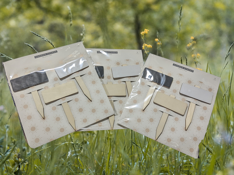 diy garden stakes neutrals - Labels - great for crafts as well - 3 packs of 3 stakes