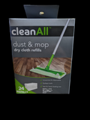 Cleanall Dust & Mop Dry Cloth Refills 24pk (swiffer refil)