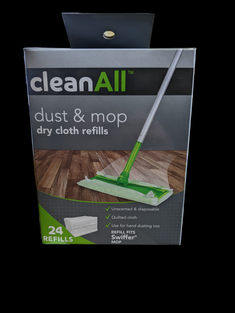 Cleanall Dust & Mop Dry Cloth Refills 24pk (swiffer refil)