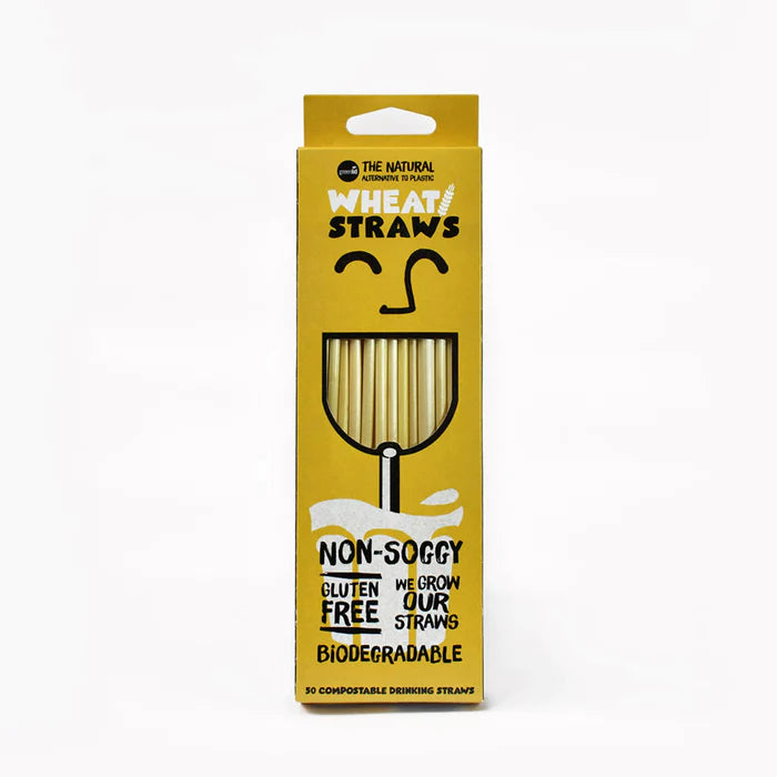 Wheat Drinking Straws - 50 Pack (Copy)