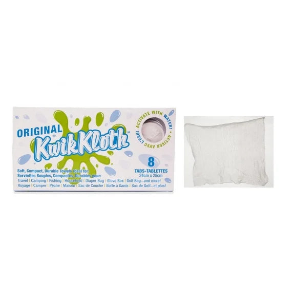 Kwik Kloth Reusable  Cleaning Cloths -  Pocket Pac of 8 cloths