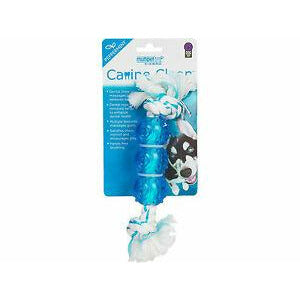Multipet - Canine Clean 6.5" Rope Dental Dog Toy w/Balls - Peppermint - 2guysonline.ca