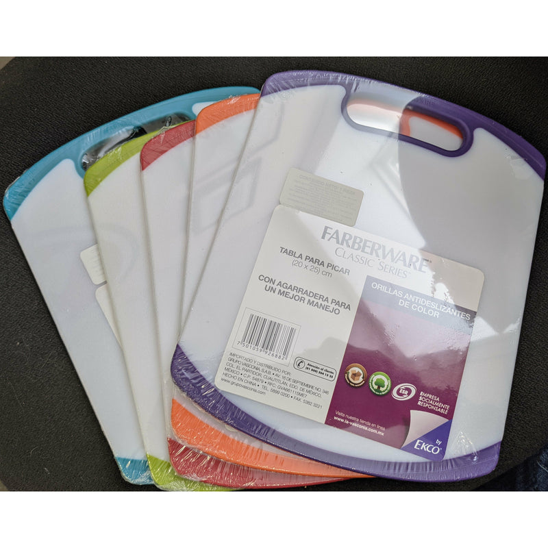 Faberware Cutting Board 20x25 - 5 Colors - 2guysonline.ca
