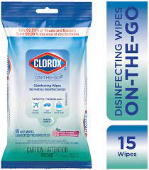 2 packs - Clorox On-The-Go Disinfecting Wipes, fresh meadow 15 Count