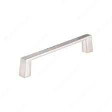 Contemporary Metal Pull - 4" brushed Nickle - 10 handles