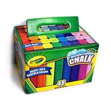 Crayola Washable Sidewalk Chalk, 48 Assorted Bright Colors by Crayola