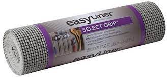 easyliner select grip grey drawer liner - 12" x 10'