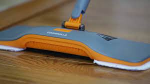 Casabella® Floor Duster and Sweeper in Graphite/Orange