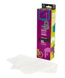 Casabella Microfiber Reusable Wipes Semi Disposable Cleaning Cloths 10 Pack