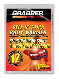 Grabber Peel 'n' Stick Body Warmer Heating Pad for Hunting/Fishing/Hiking