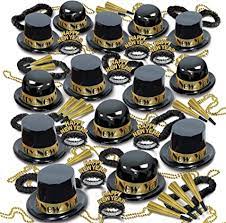 New Years eve - 100 Showtime Gold Party Favors,  Assortment