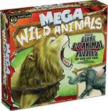Mega 3D Puzzle Play Wild Animals