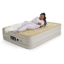 Serta Raised Queen Bed with Never Flat Pump