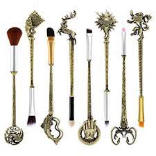 Game of Thrones make up Brushes Bronze - 8pc set