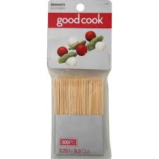 GOODCOOK 3.75inch double ended skewers 300pieces