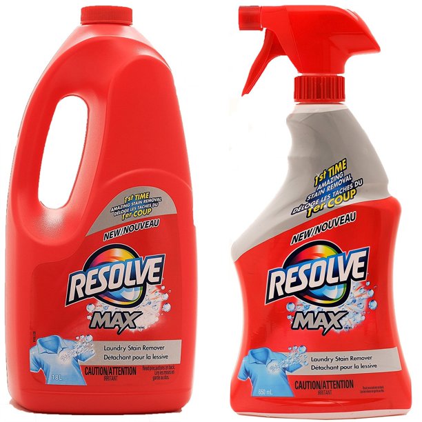 Resolve Max (Spray 'N Wash) Trigger & Refill Mega Value Pack, 22 fl.oz Trigger + 61 fl. oz. Refill (Total 83 fl. oz.)