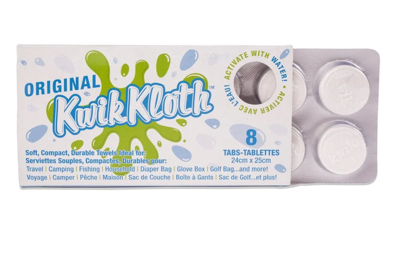 Kwik Kloth Reusable  Cleaning Cloths -  Pocket Pac of 8 cloths
