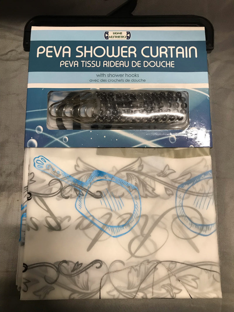 Peva shower curtain - pick your style