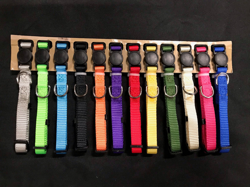 Assorted small dog collars