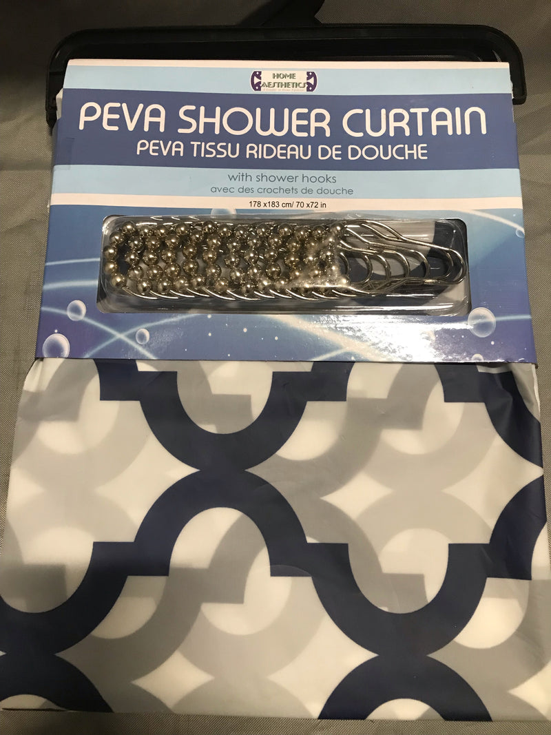 Peva shower curtain - pick your style