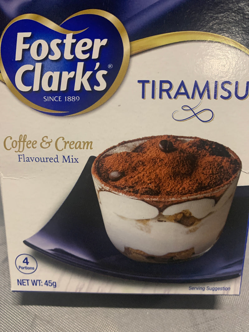 Foster Clark’s Tiramisu- coffee & cream